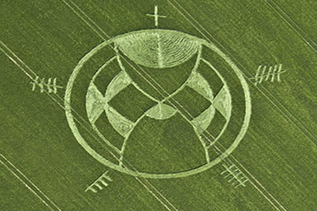 crop circle geometric pattern